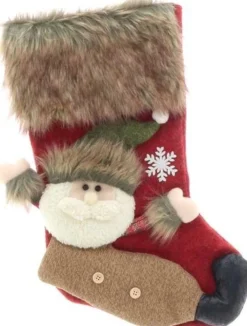 Unique Living Kerstsokken> | Stocking Vidar 23X46Cm