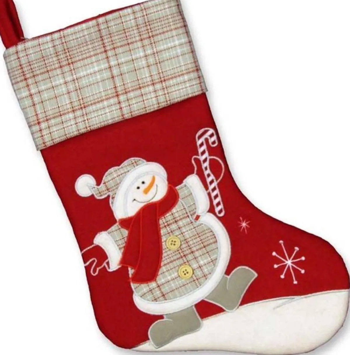 Unique Living Kerstsokken> | Tradition Sock Snowman