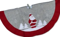 Unique Living - Treeskirt Santa Party 90Cm O - Kerstboomkleed Shop