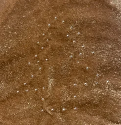 Unique Living - Treeskirt Navi 120Ocm Leather Brown - Kerstboomkleed Fashion