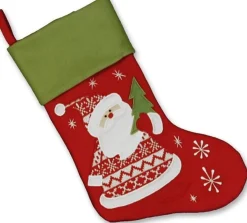 Unique Living Kerstsokken> | Xmas Forever Sock Santa