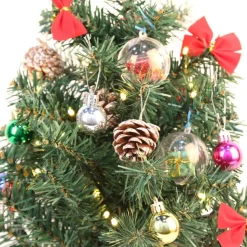 uten Kerstboomversieringen></noscript> Kerstballen Plastic Set - Kerstboomversiering - 20 Stuks - Voor Halloween, Kerst, Verjaardag, Feesten, Bruiloft, Home Garden Versiering Ballen - 5Cm - Transparant