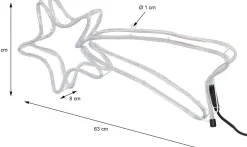 Nampook Vallende Sterren - Verlichte Ster - 144 Lampjes - 4M - Metalen Frame Clearance