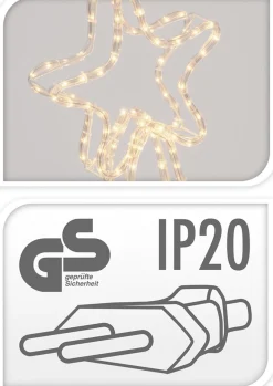 Nampook Vallende Sterren - Verlichte Ster - 144 Lampjes - 4M - Metalen Frame Clearance