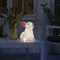 Konst Smide Verlicht Kerstfiguur Voor Buiten - Konijn - 24 Leds - 22 Cm Hoog Best