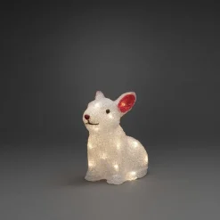 Konst Smide Verlicht Kerstfiguur Voor Buiten - Konijn - 24 Leds - 22 Cm Hoog Best