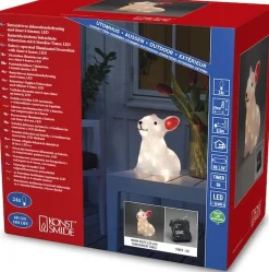 Konst Smide Verlicht Kerstfiguur Voor Buiten - Konijn - 24 Leds - 22 Cm Hoog Best