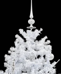VidaLife Kerstboom Sneeuwend Met Paraplubasis 170 Cm Wit Cheap