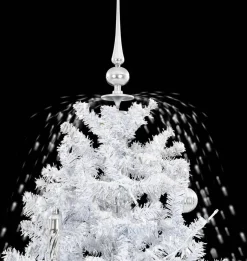 VidaLife Kerstboom Sneeuwend Met Paraplubasis 170 Cm Wit Cheap