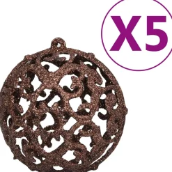 VidaLife Kunstkerstboom Half Met Led's En Kerstballen 180 Cm Wit Clearance