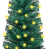 VidaLife Kunstkerstboom Met Led's En Standaard Smal 180 Cm Pvc Groen Hot
