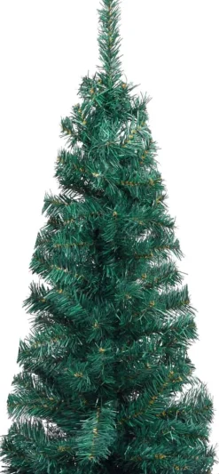 VidaLife Kunstkerstboom Met Led's En Standaard Smal 180 Cm Pvc Groen Hot