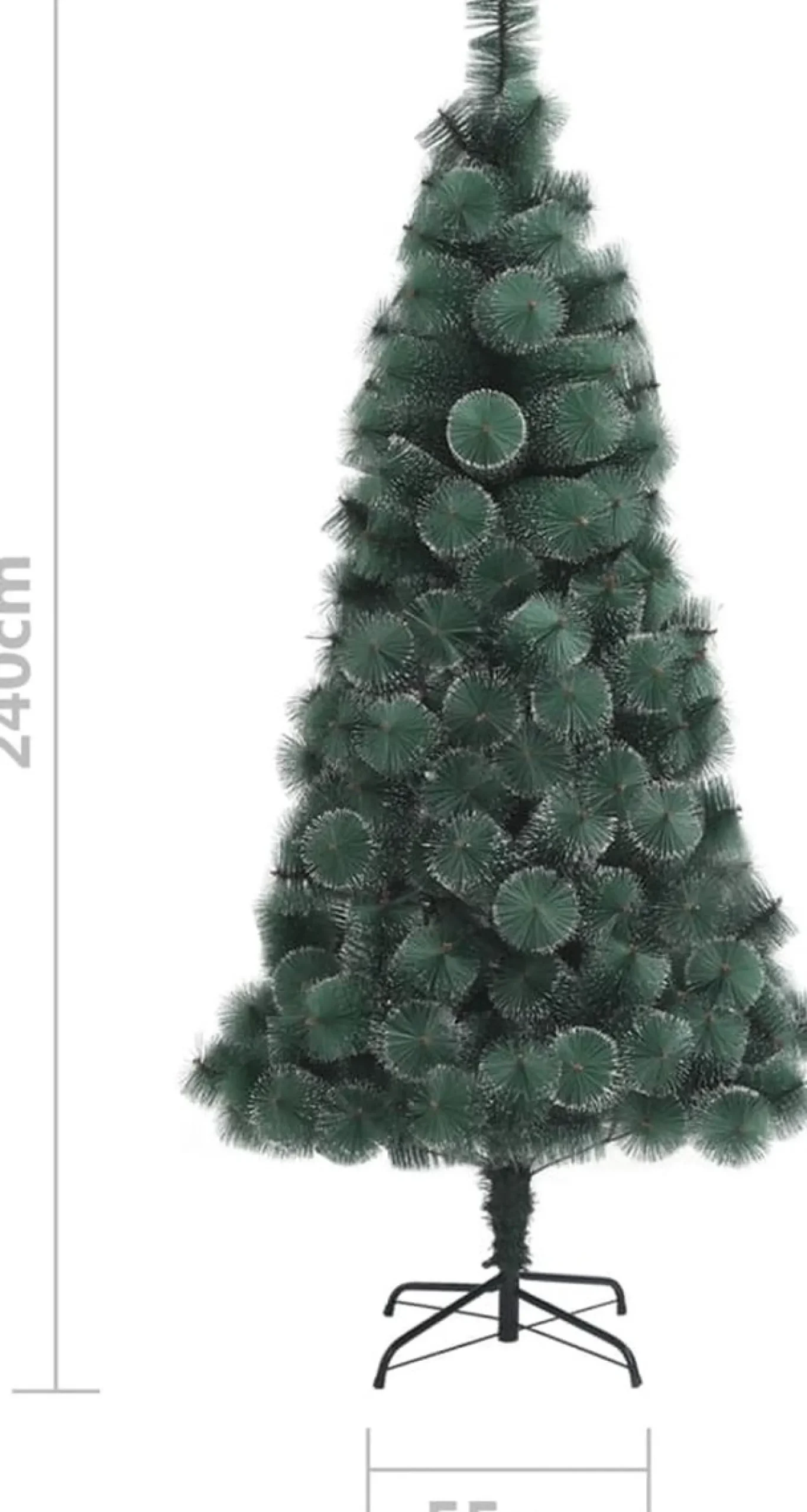 VidaLife Kunstkerstboom Met Led's En Standaard 240 Cm Pet Groen Sale