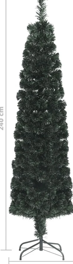 VidaLife Kunstkerstboom Met Standaard Smal 240 Cm Glasvezel Flash Sale