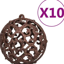 VidaLife Kunstkerstboom Met Led's En Kerstballen 210 Cm Pvc En Pe Groen Cheap