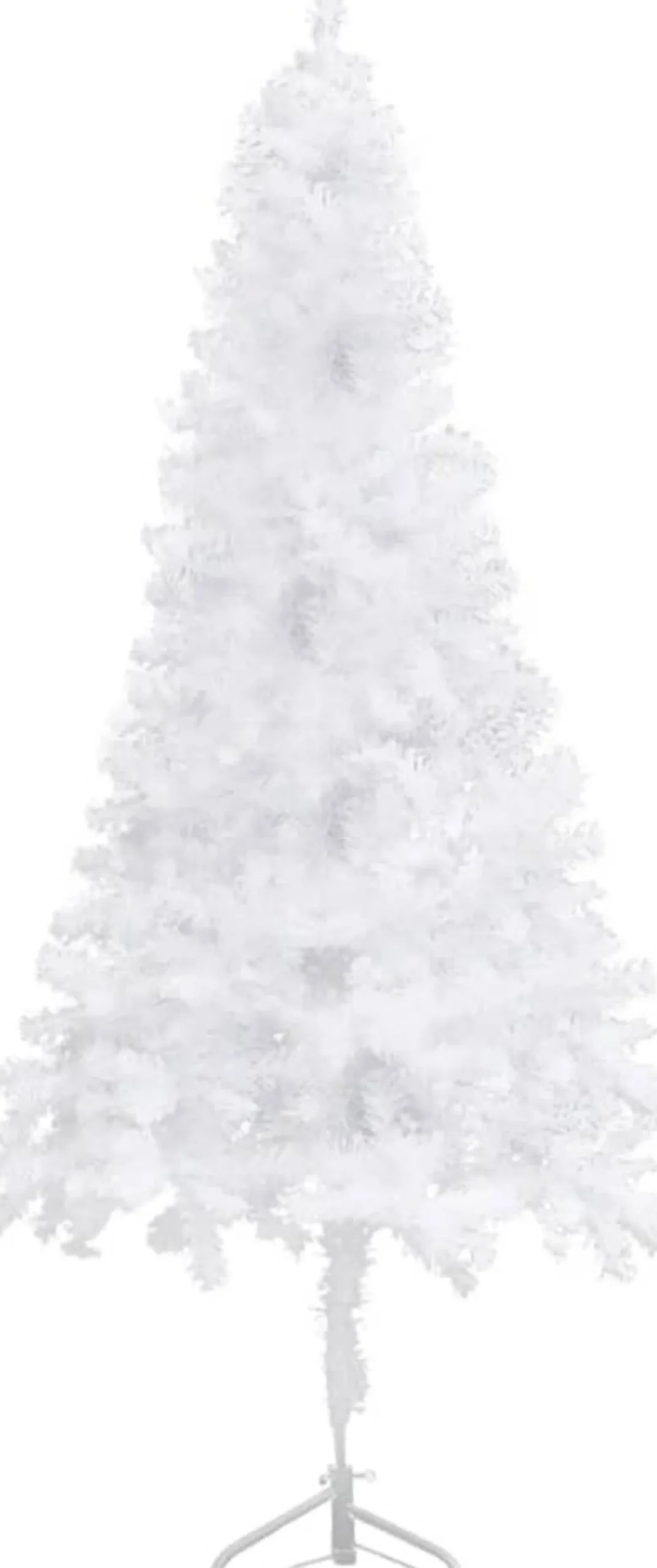 VidaLife Kunstkerstboom Met Led's Hoek 180 Cm Pvc Wit Best