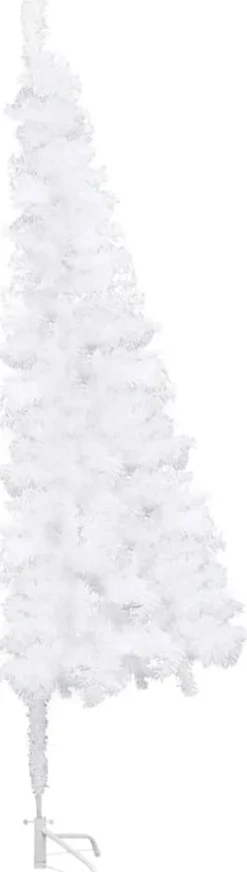 VidaLife Kunstkerstboom Met Led's Hoek 180 Cm Pvc Wit Best