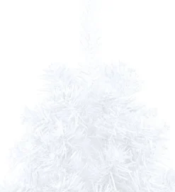 VidaLife Kunstkerstboom Met Led's En Kerstballen Half 150 Cm Wit Flash Sale