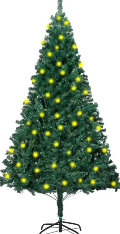 VidaLife Kunstkerstboom Met Led's En Dikke Takken 180 Cm Groen Best