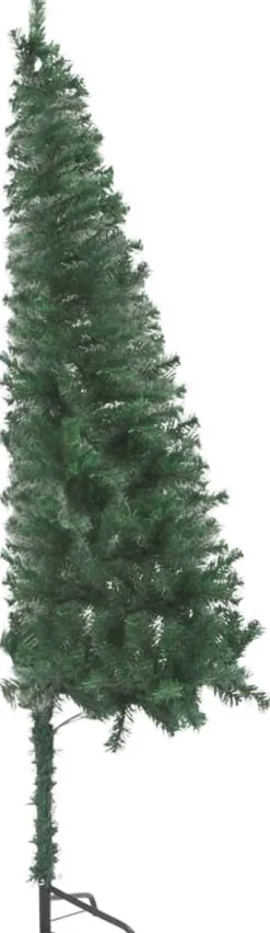 VidaLife Kunstkerstboom Met Led's Hoek 150 Cm Pvc Groen Clearance