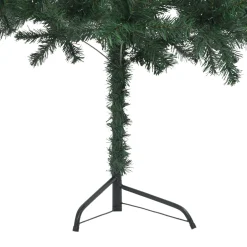 VidaLife Kunstkerstboom Met Led's Hoek 150 Cm Pvc Groen Clearance