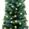 VidaLife Kunstkerstboom Met Led's En Standaard Smal 150 Cm Pvc Groen Cheap