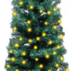 VidaLife Kunstkerstboom Met Led's En Standaard Smal 120 Cm Pvc Groen New