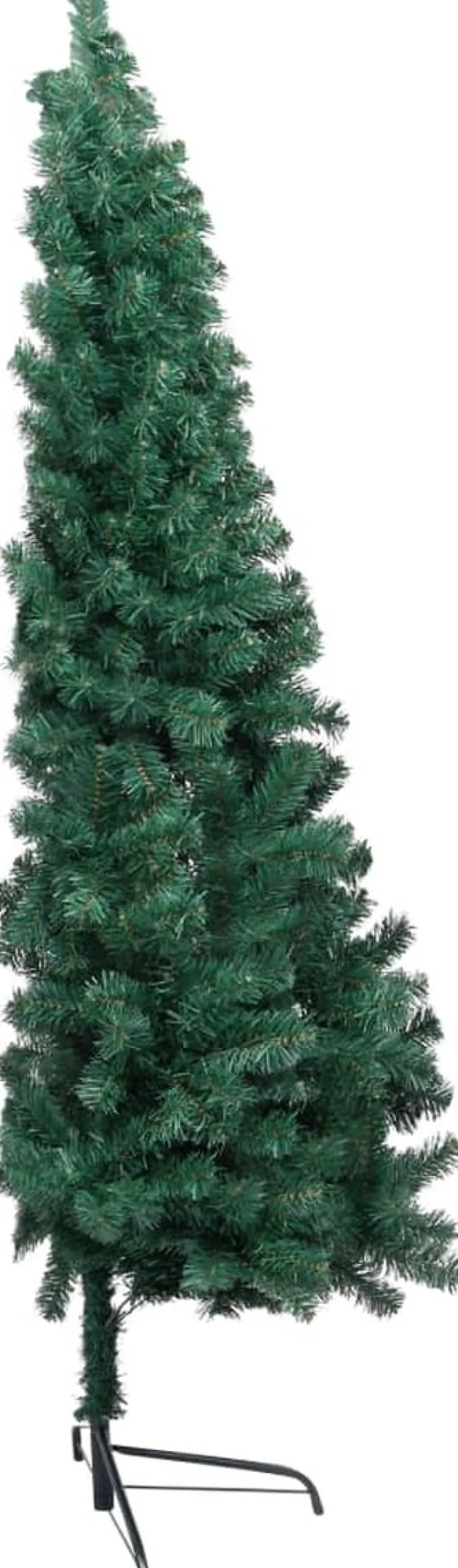VidaLife Kunstkerstboom Met Led's En Standaard Half 240 Cm Pvc Groen Cheap