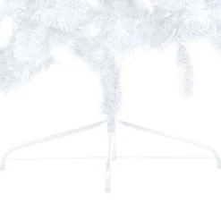 VidaLife Kunstkerstboom Met Led's En Standaard Half 150 Cm Pvc Wit Sale