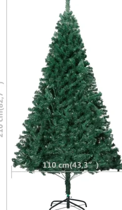 VidaLife Kunstkerstboom Met Dikke Takken 210 Cm Pvc Groen Online