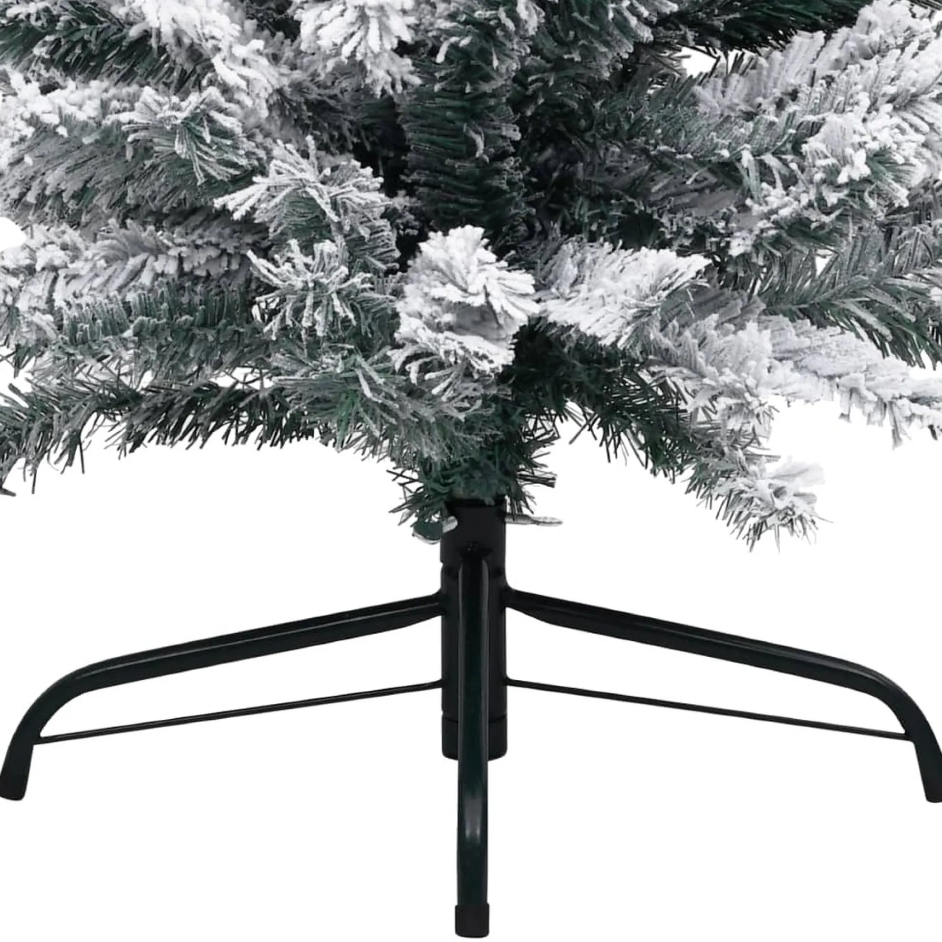 VidaLife Kunstkerstboom Met Sneeuw Smal 210 Cm Pvc Groen Hot