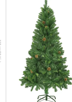 VidaLife Kunstkerstboom Met Dennenappels 150 Cm Groen Best