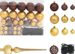 VidaLife Kunstkerstboom Omgekeerd Met Led's En Kerstballen 150 Cm Online