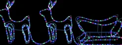 vidaXL Buitenkerstversiering Rendier En Slee 576 Led's Online