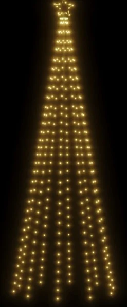 vidaXL Kegelkerstboom 310 Led's 100X300 Cm Warm Cheap
