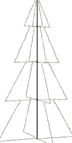 vidaXL Kegelkerstboom 360 Led's Binnen En Buiten 143X250 Cm Cheap