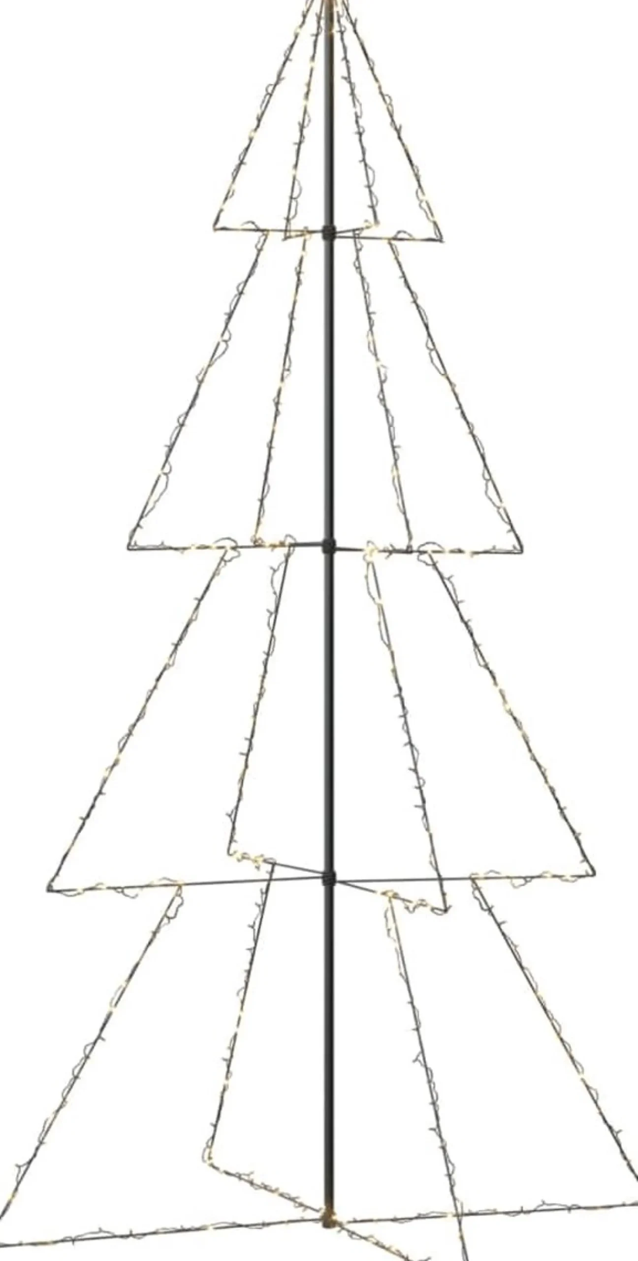 vidaXL Kegelkerstboom 360 Led's Binnen En Buiten 143X250 Cm Cheap
