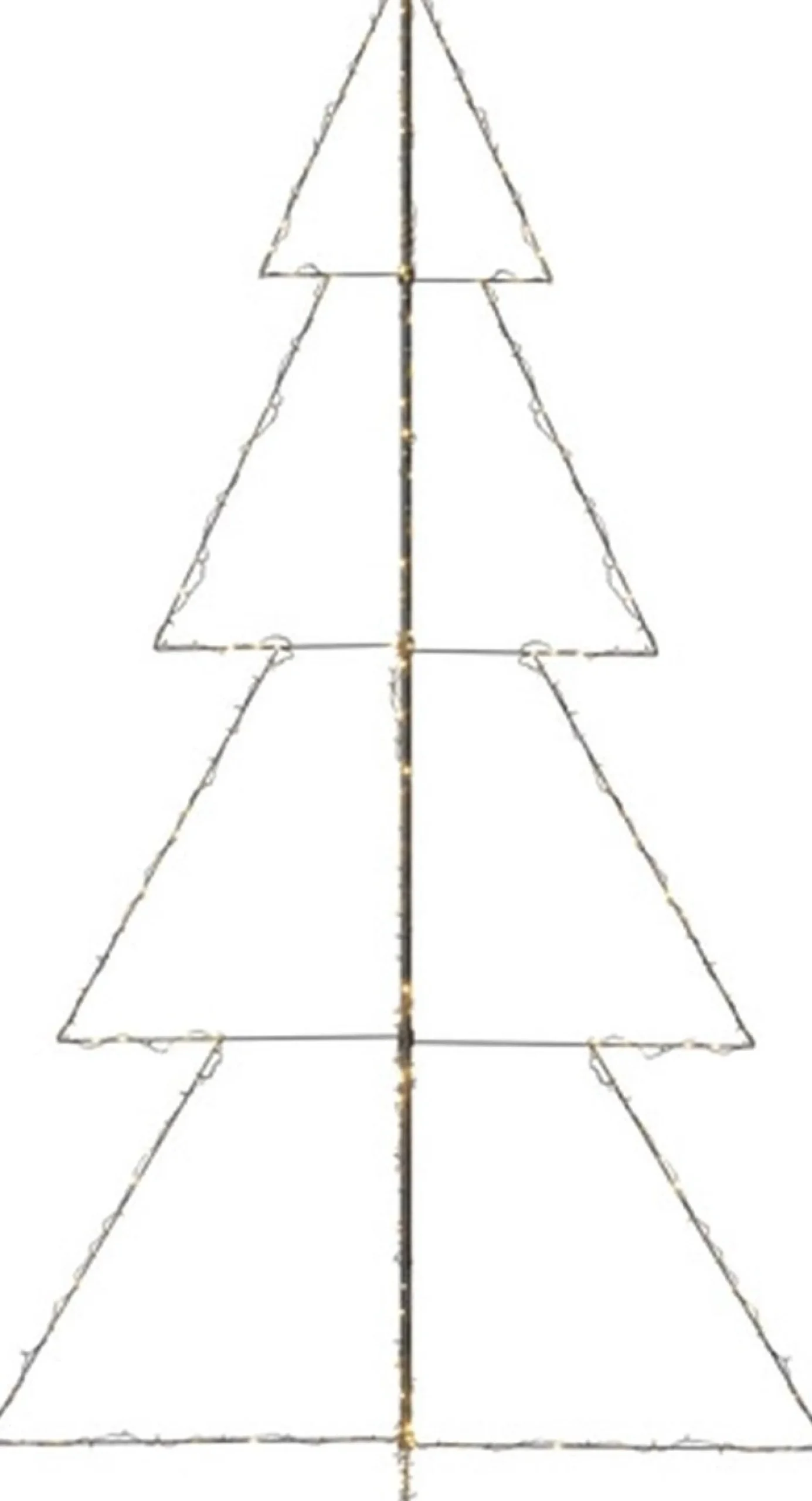 vidaXL Kegelkerstboom 360 Led's Binnen En Buiten 143X250 Cm Cheap