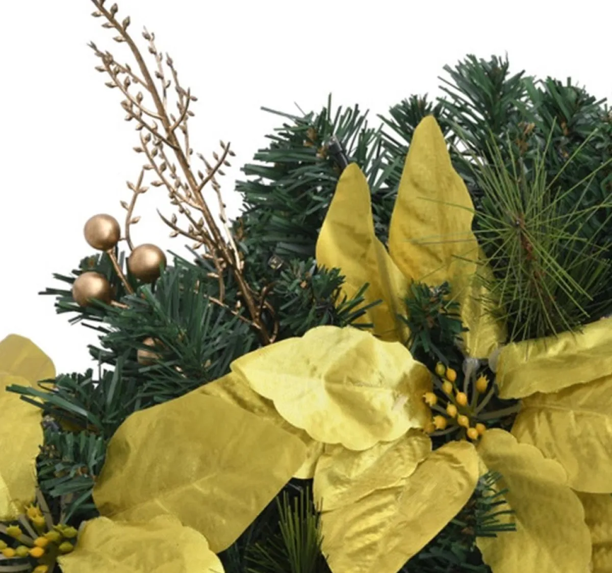 vidaXL Guirlandes> Kerstboog Met Led-Lampjes 90 Cm Pvc Groen