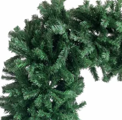 vidaXL Kerstboog Met Led's En Kerstballen 240 Cm Groen New