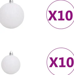 vidaXL Kerstboog Met Led's En Kerstballen 240 Cm Groen New