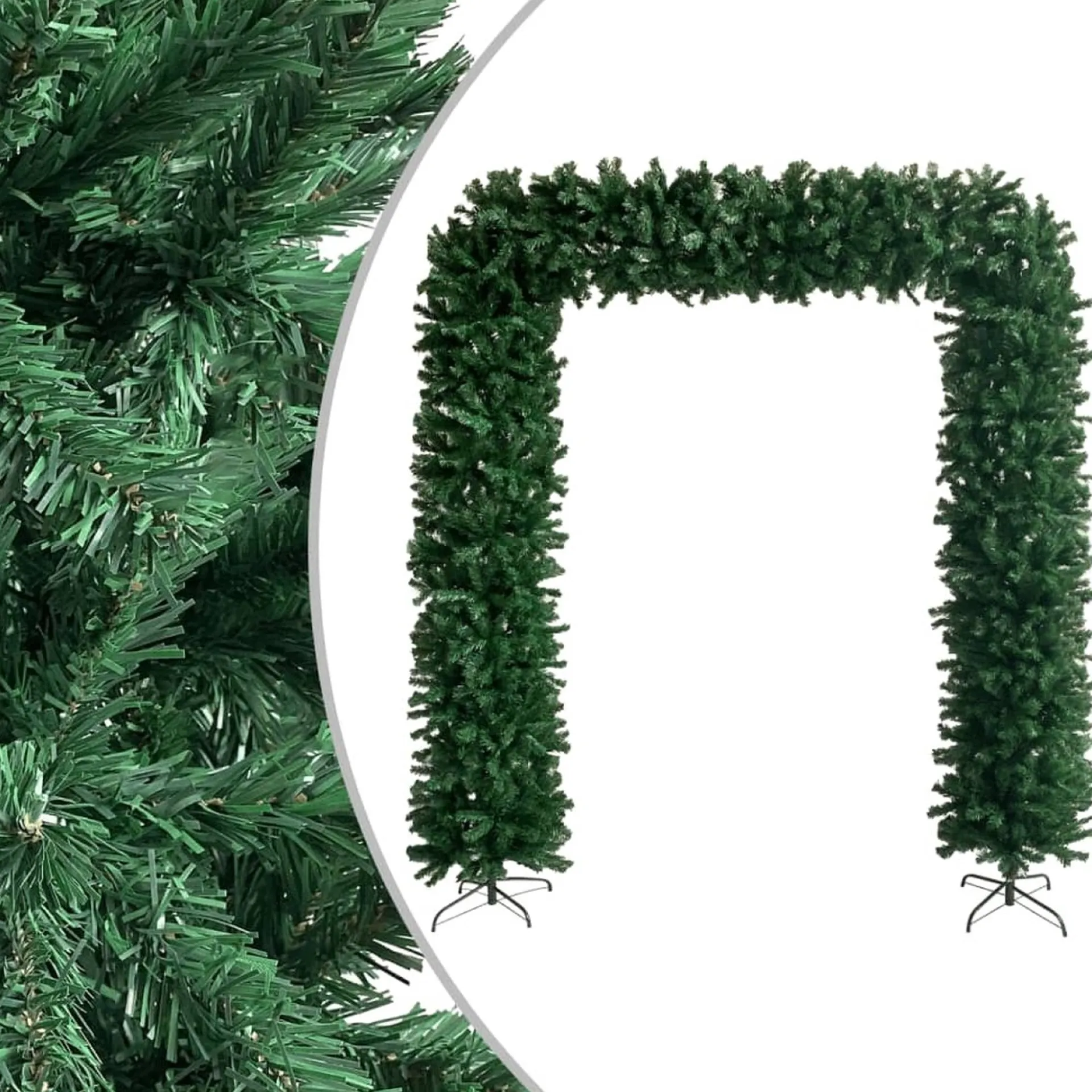 vidaXL Kerstboog Met Led's 240 Cm Groen Cheap