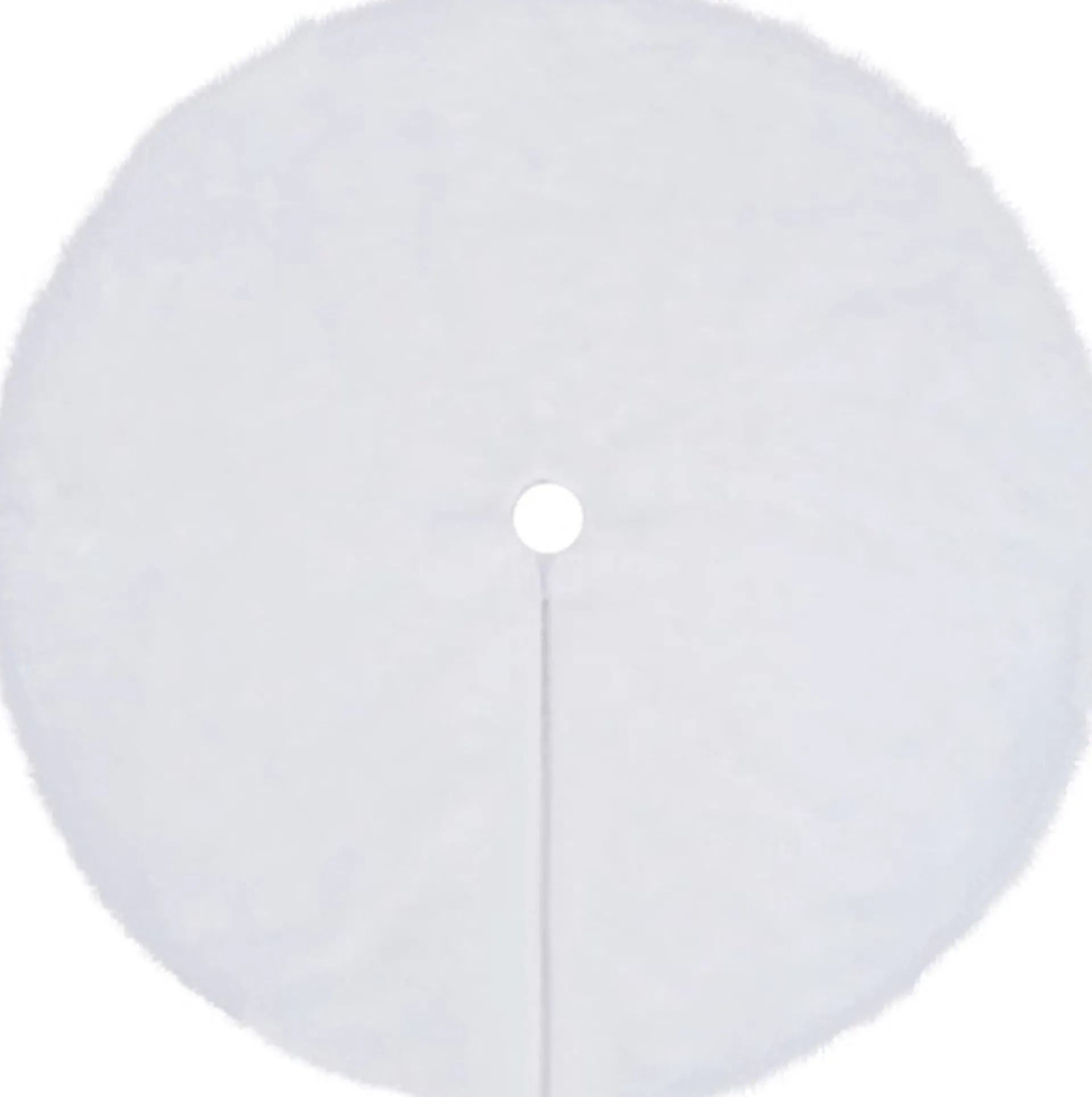 vidaXL Kerstboomrok 90 Cm Kunstbont Wit Outlet