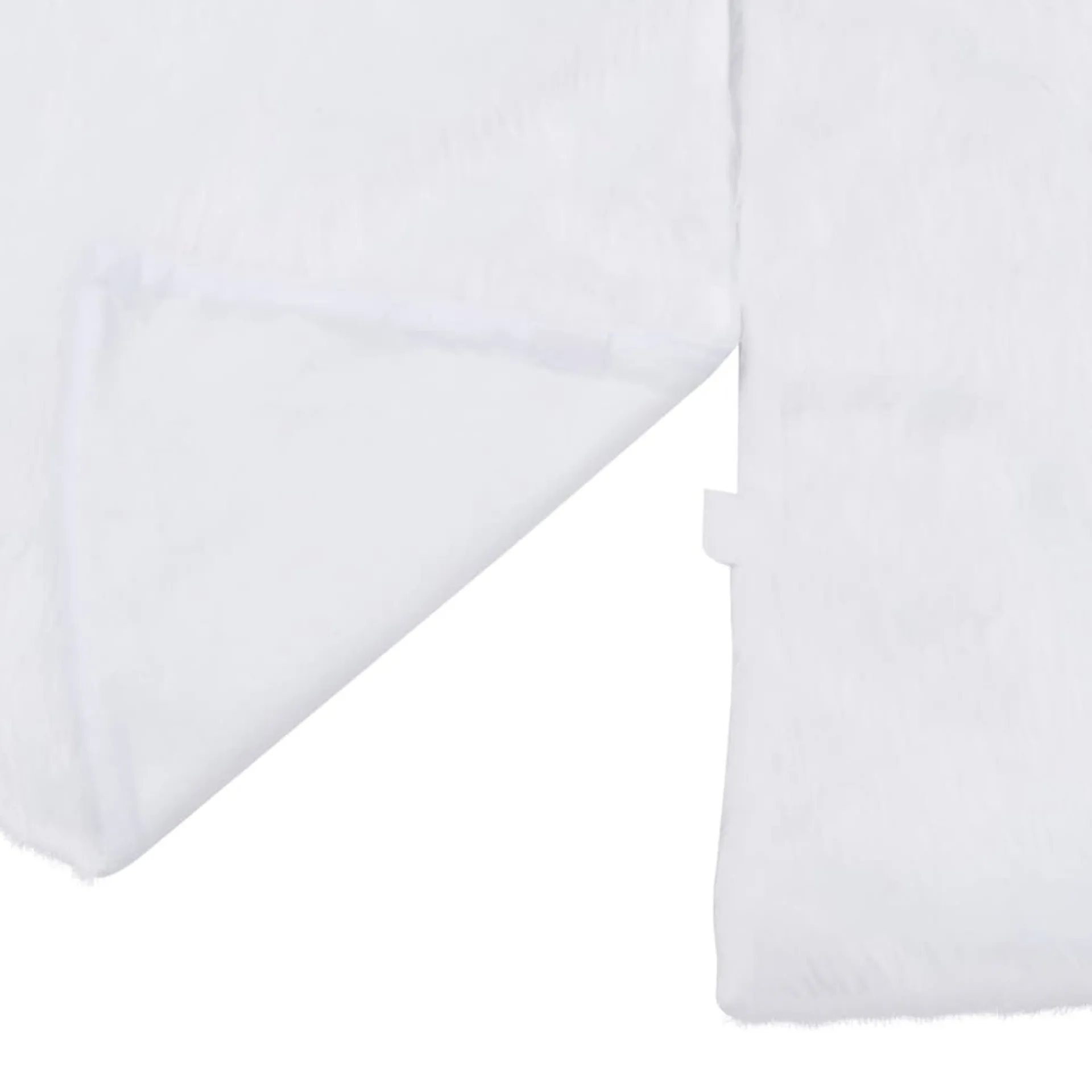 vidaXL Kerstboomrok 90 Cm Kunstbont Wit Outlet