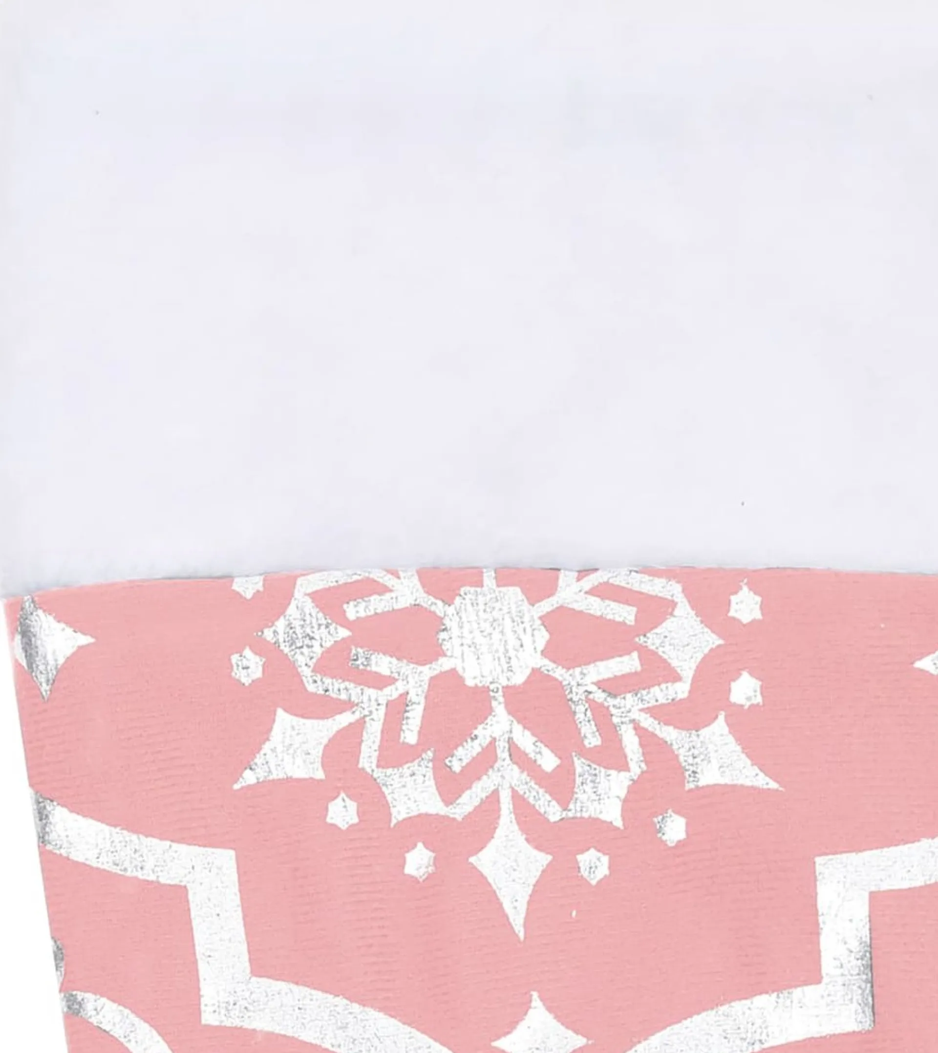 vidaXL Kerstboomrok Luxe Met Sok 90 Cm Stof Roze Clearance