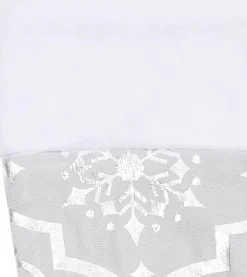 vidaXL Kerstboomrok Luxe Met Sok 122 Cm Stof Wit Fashion