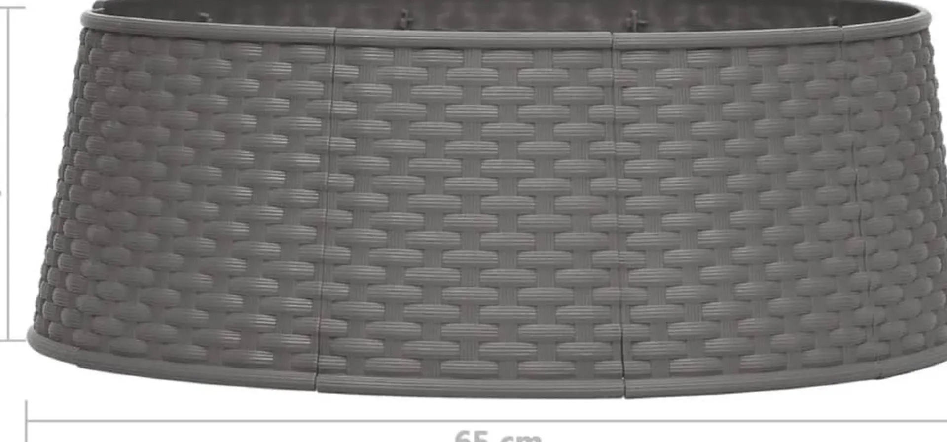 vidaXL Kerstboomrok O65X19,5 Cm Discount