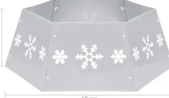 vidaXL Kerstboomrok O68X25 Cm Kleurig En Wit Shop