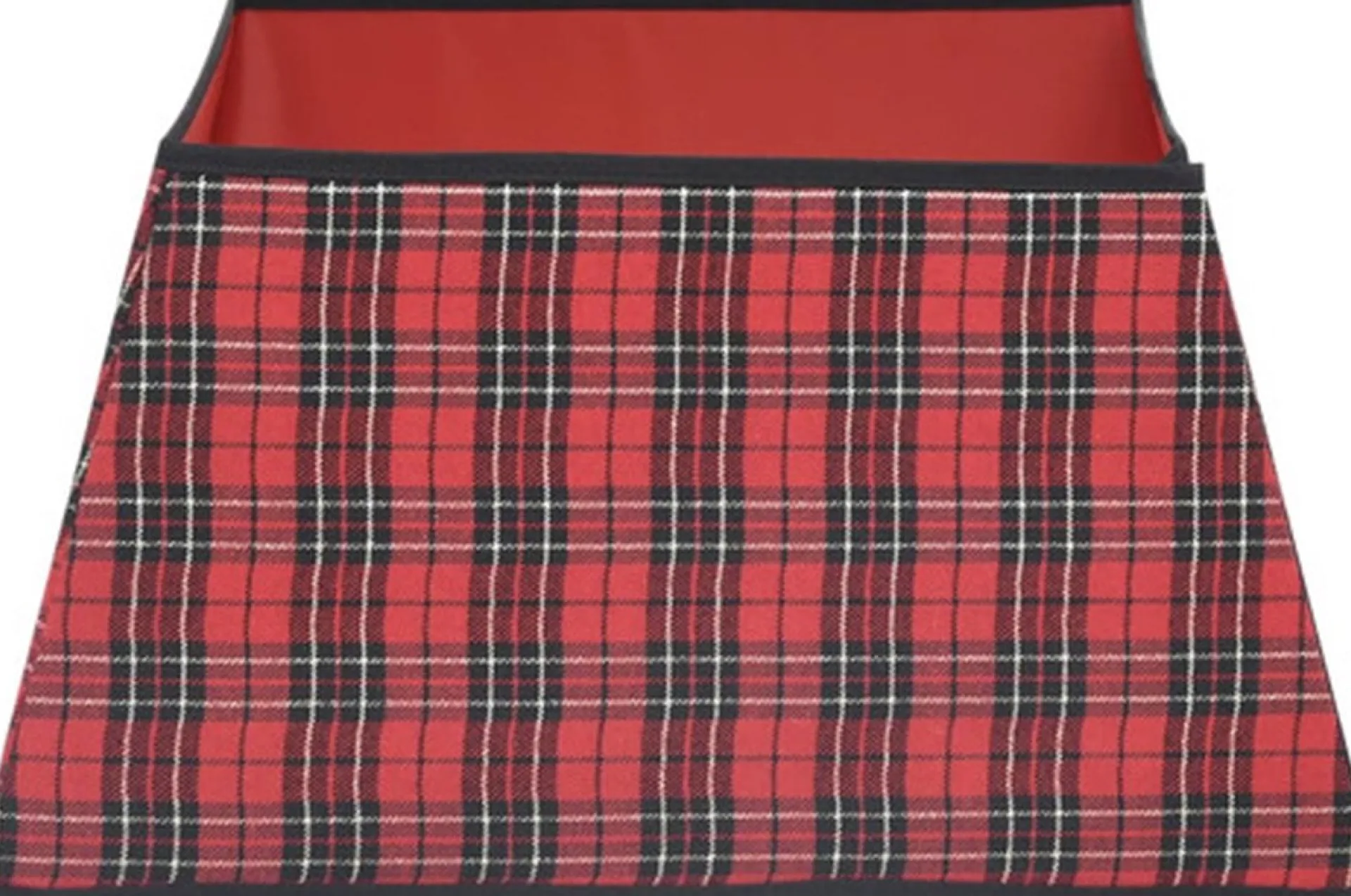 vidaXL Kerstboomrok 48X48X25 Cm Rood En Zwart Shop