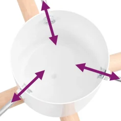 vidaXL Kerstboomstandaard 46X46X21 Cm Clearance